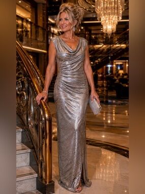 connected apparel silver dress Womens Lace Cut-Out Cocktail Gray 10 : Clothing, Shoes & Jewelry Get ready to turn heads with this fabulous Connected Apparel dress featuring trendy printed mesh cap sleeves and a flirty jewel neck Connected Apparel Women's Metallic Cowl